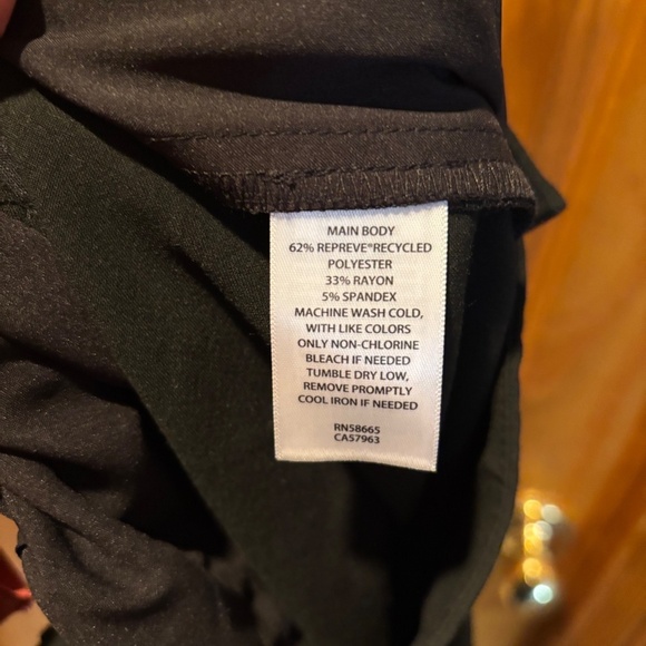 Nordstrom Open Edit High Waist Wide Leg Trousers in Black XS - Picture 5 of 6